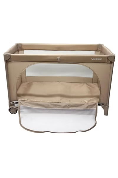 سرير اطفال فان مومنت، 125×65 سم، قابلة للطي - بيج product image 3