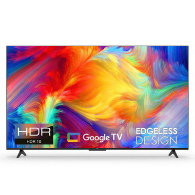 تلفزيون بدون اطار سمارت تي سي ال، 65 بوصة، 4K، UHD، 65T635 - اسود product image 2