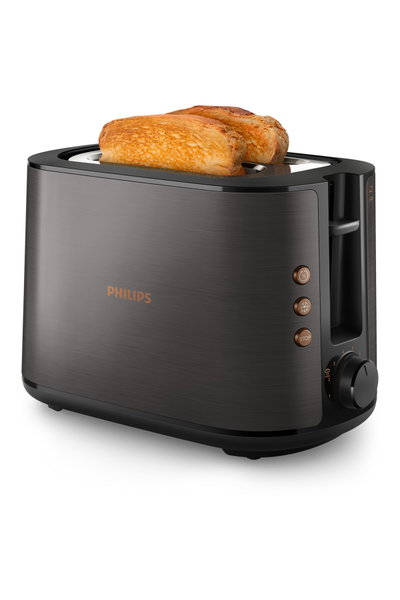 حماصة خبز فليبس سيريس 5000، 950 واط، شريحتين، 8 اعدادت، HD2650/31 - اسود product image 4