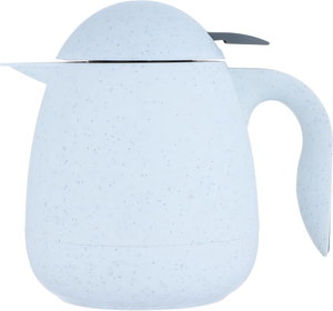 Al-Rhine thermos, compressor, 0.5 litres, thermal glass inner container, plastic outer shell - white product image 2