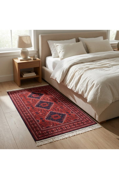 سجادة مجلس بوليستر سجادتي، 90×200 سم - احمر product image 4