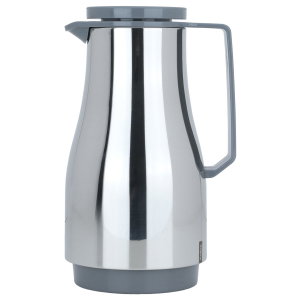 ترمس هيلوز، 1 لتر، حافظة داخلية زجاج حراري - رمادي فضي product image 2