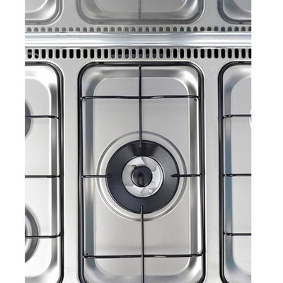 فرن غاز بومباني، 85×80×50 سم، 5 شعلة، 74 لتر، ESSE80GG5TCIX - فضي product image 4