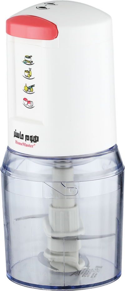 قطاعة خضار هوم ماستر، 250 واط، 10x10x26 سم، 200 جرام، شفرتين - أبيض product image 2