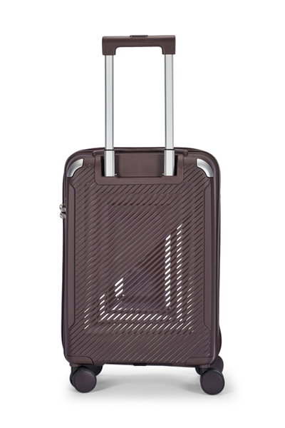 طقم شنط سفر بولي بروبيلين ليمرا، 3 مقاسات، 4 عجلات، بزاوية 360 درجة، LMA-PP512 - بني product image 3