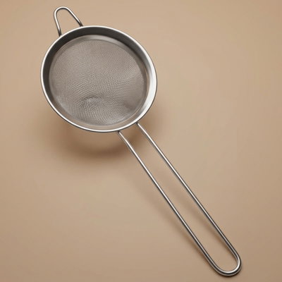Al Saif Gallery Steel Food Strainer, 8 cm - Silver product image 1