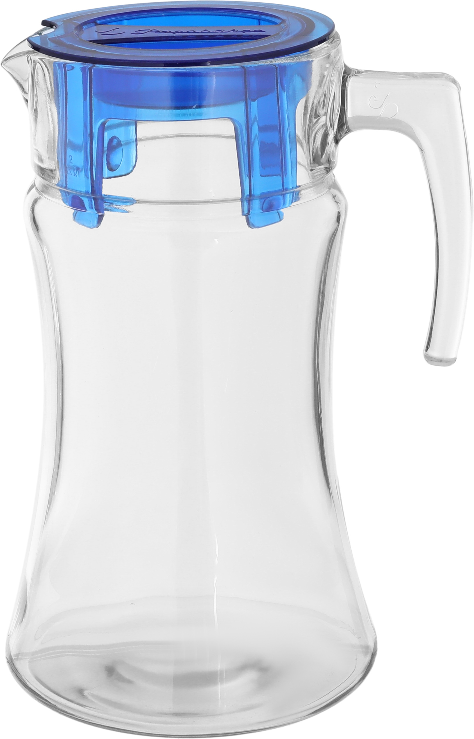 Pasabahce Glass Jar with Plastic Lid, 1.4 Liter - Clear product image 1