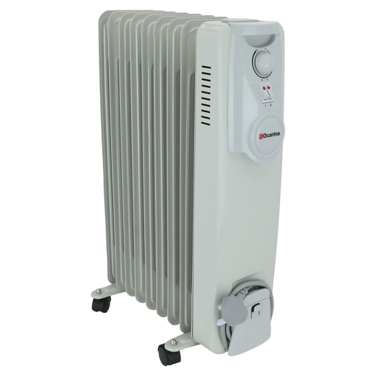 دفاية زيت كهربائية اوكاربنا، 9 ريش، 2000 واط - ابيض product image 1