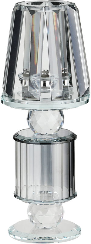 مبخرة زجاج السيف غاليري، 9.5x9.5x25 سم - شفاف product image