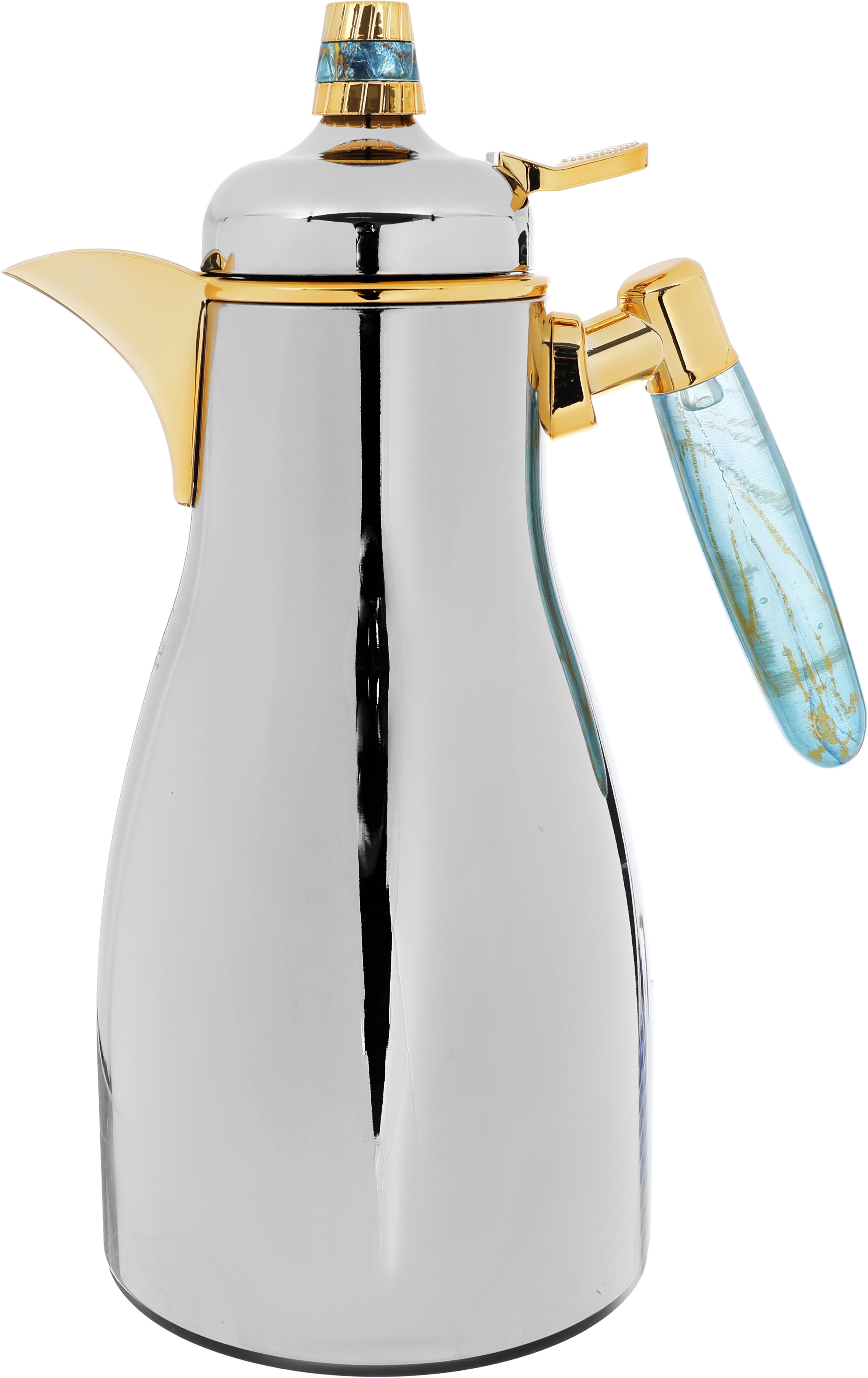 Al Saif Gallery Maimouna Steel thermos Set, 2 Pieces, 1 Liter - Silver product image 8