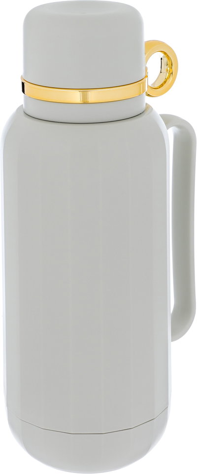 Timeless Rahal Thermos, 1 liter, thermal glass inner container, plastic outer shell - stone gray product image 5
