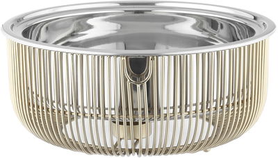 سخان طعام استيل السيف غاليري، 28x28x32 سم، نقش عربي- ذهبي product image 2