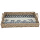 Tofariyah Al Saif Gallery Wicker Toufia, 45 x 30 x 6 cm, rectangle, elephant pattern, medium - beige product image 1