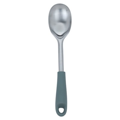 Al Saif Gallery steel spoon, with silicone handle - green product image 3
