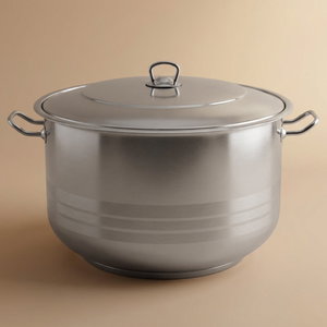 قدر استيل هاشفير، 54 لتر، 50 سم - فضي product image
