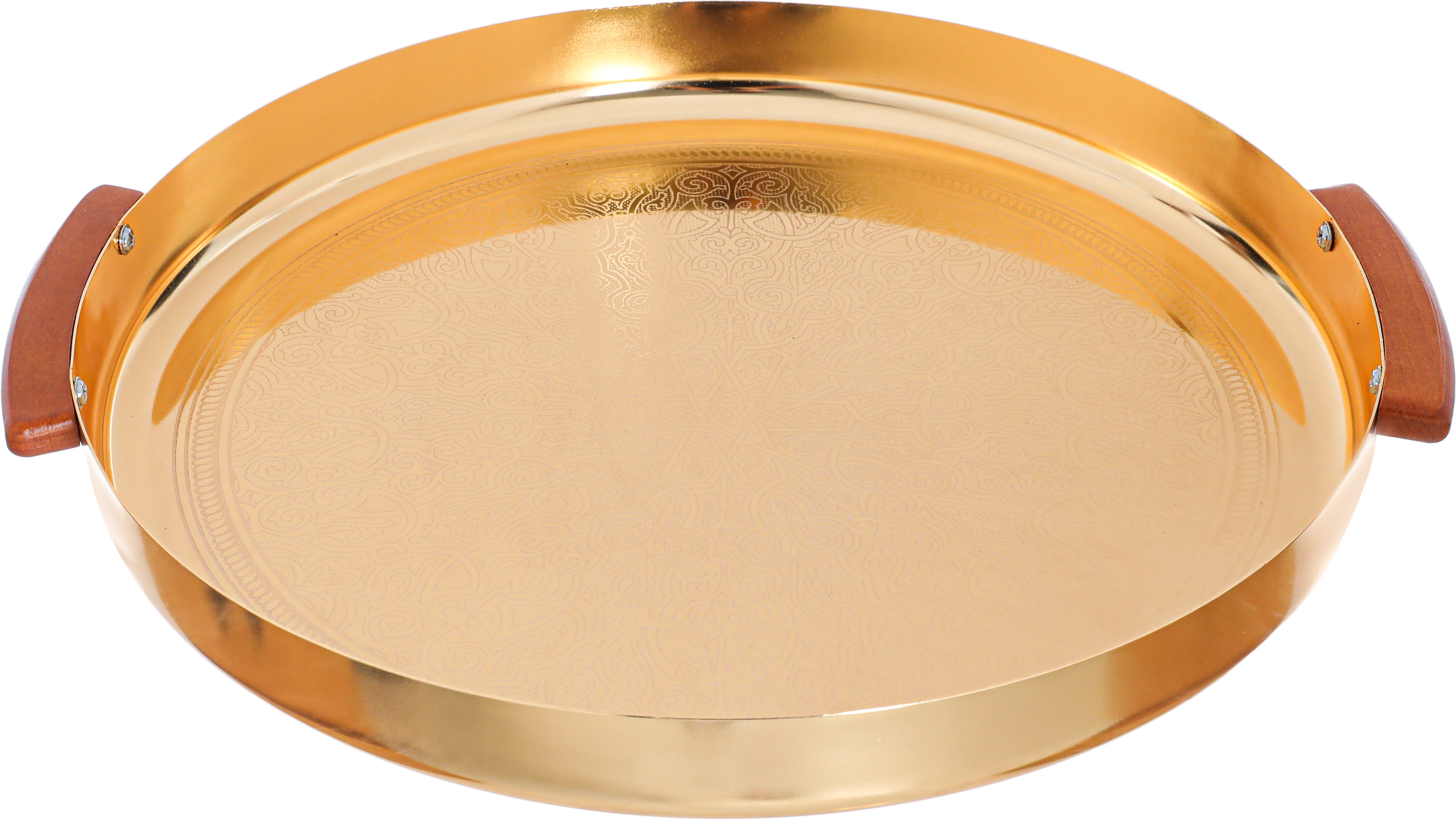 طوفرية تقديم استيل السيف غاليري، 36x36x4 سم - ذهبي product image 1