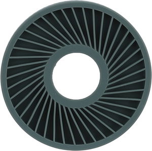 قاعدة أكواب سيليكون السيف غاليري، 9.5 سم، 4 قطع - أبيض أخضر product image 3