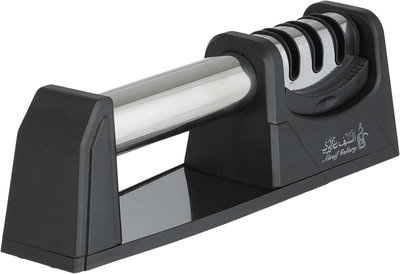 Al Saif Gallery Stainless Steel Knife Sharpener, 3 Slots, 22Cm - Black Silver product image 2