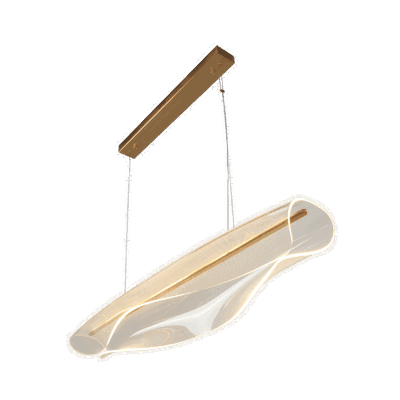 Norco Modern Aluminum Acrylic Chandelier, 120cm, 36W, 3000K - Gold product image 3