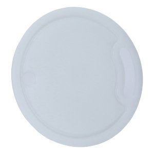 لوح تقطيع بلاستيك السيف غاليري، دائري - أبيض product image 2