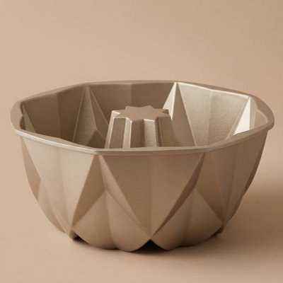قالب كيك ألمنيوم روكي، 23x23x10 سم - ذهبي غامق product image 1