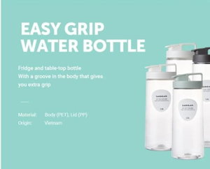 مطارة بلاستيك لوك اند لوك، 1.2 لتر، غطاء - شفاف product image 2