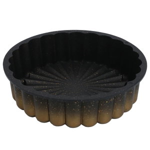 قالب كيك جرانيت تركي السيف غاليري، 25×25×10 سم، دائري - أسود product image