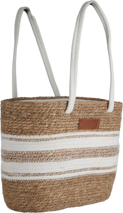 Al Saif Gallery Wicker Thermos Bag, 40x27 cm - Beige White product image 3