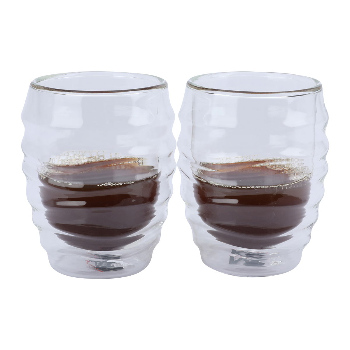 Al Saif Gallery Thermal Glass Cup Set, 250ml, 2 Pieces - Clear product image