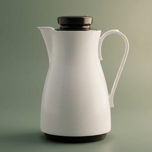 Rotpunkt Thermos, 1 liter, inner material thermal glass - black and white product image