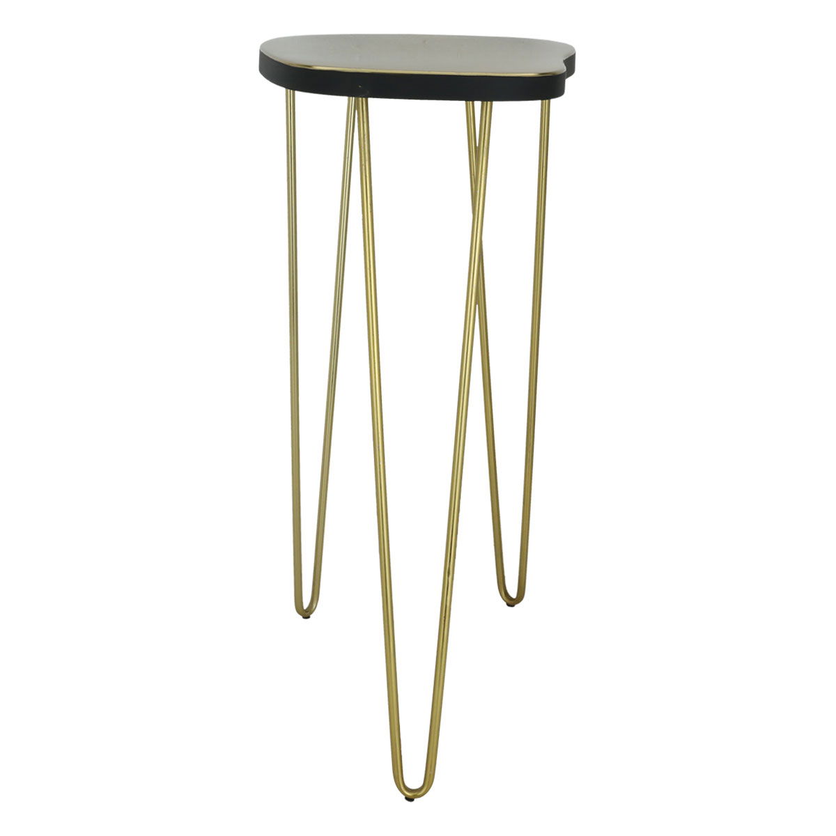 طاولة مموج أستيل السيف غاليري، بحافة أسود - ذهبي product image