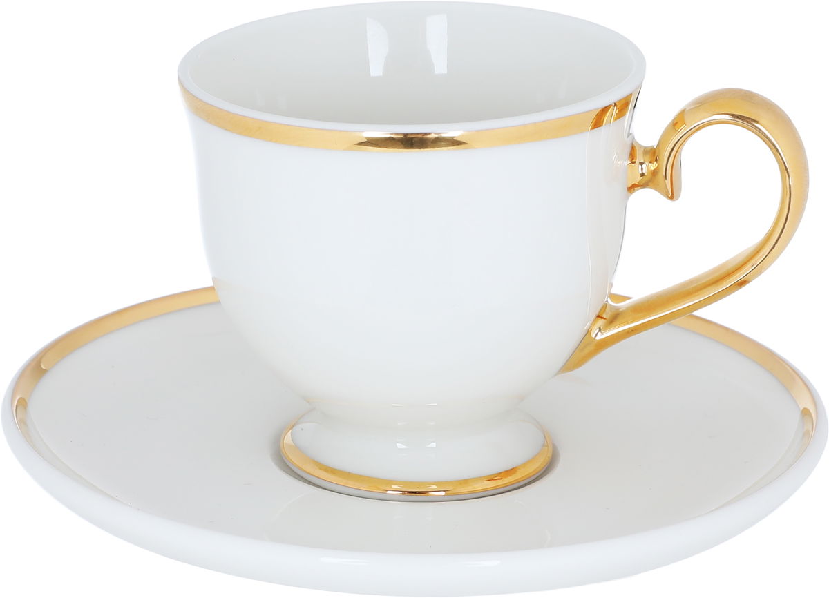 طقم سفرة بورسلان السيف غاليري، 60 قطعة - ابيض ذهبي product image 19