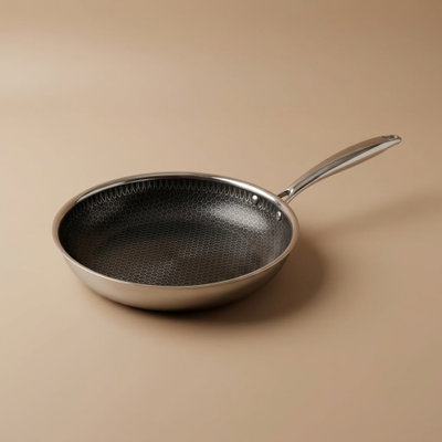 Mr Cook Titan Stainless Steel Aluminum Frying Pan, 18 cm - RED product image 1