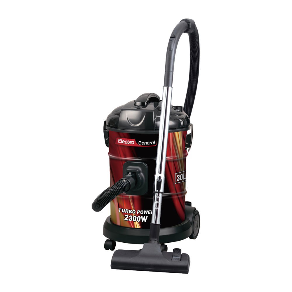 مكنسة برميل أليكترو جينرال، 2300 واط، سعة 30 لتر، VCD-225R - أحمر أسود product image