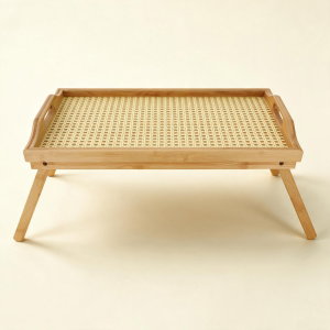طوفرية خشب السيف غاليري، 50x30x24 سم، بأرجل - بيج product image