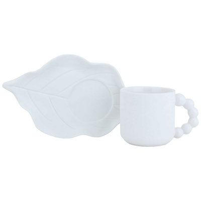 طقم اكواب قهوة تركي سراميك السيف غاليري، 12 قطعة - ابيض product image 1