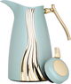 Al Saif Gallery Karma thermos set, 1 liter, 2 pieces, thermal glass inner shell, steel outer shell - Tiffany product image 4