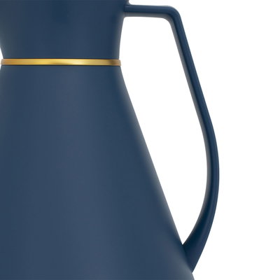 ترمس شيفون زجاج جلوري، 1 لتر - ازرق product image 2
