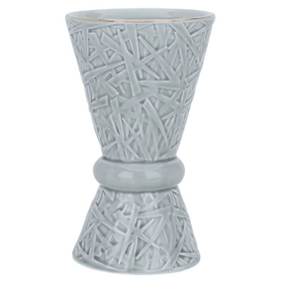 Al Saif Gallery porcelain incense burner, engraved - grey product image 2