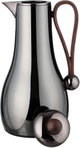Al Saif Gallery Gheem Thermos Set, 2 Pieces, 1/1 Liter, Glass Inner Container, Wooden Handle - Glossy Black product image 10