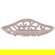 Al Saif Gallery Metal Serving Plate, 30X30X6 Cm - Pink product image 1