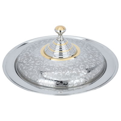 صحن تقديم غوزي استيل السيف غاليري، 35 سم - فضي product image 2