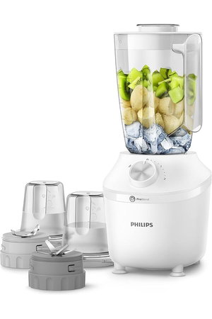 خلاط كهربائي فليبس سيريس 3000، 600 واط، 2 لتر، نظام بروبليند، HR2191/30 - ابيض product image 2