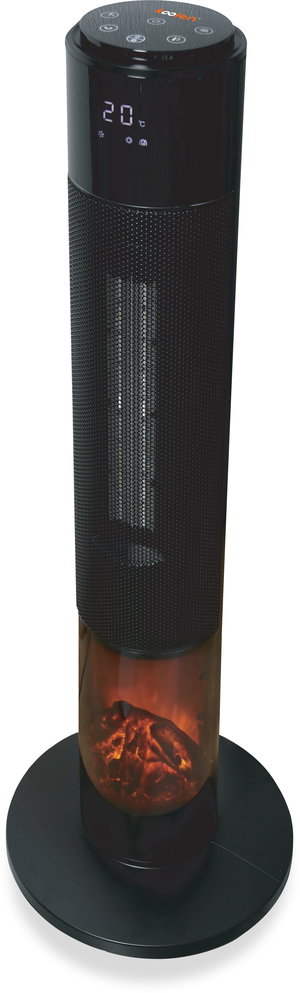 دفاية كهربائية عمودي كولن، 1000/2000 واط، شاشة LCD ، 807102023 - اسود product image