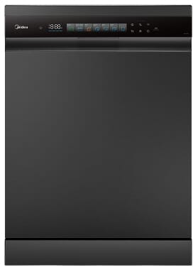 غسالة صحون اريستون، 15 مكان، 9 برامج، شاشة ليد، WQP15W7633GURBS-KSA - اسود product image