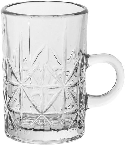 طقم بيالات شاي زجاج السيف غاليري، 6 قطع - شفاف product image 2