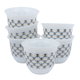 Al Saif Gallery porcelain Arabic coffee cups set, 12 pieces - white blue product image 2