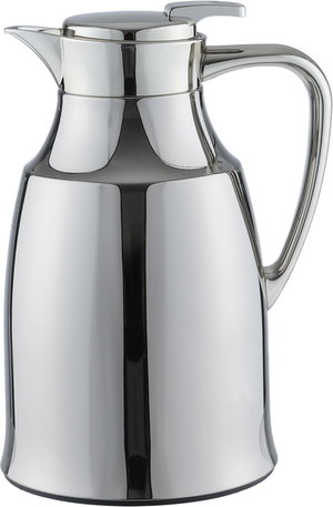 Al Saif Gallery Diriyah Thermos, 1 liter, thermal glass inner container, steel outer shell - silver product image 2