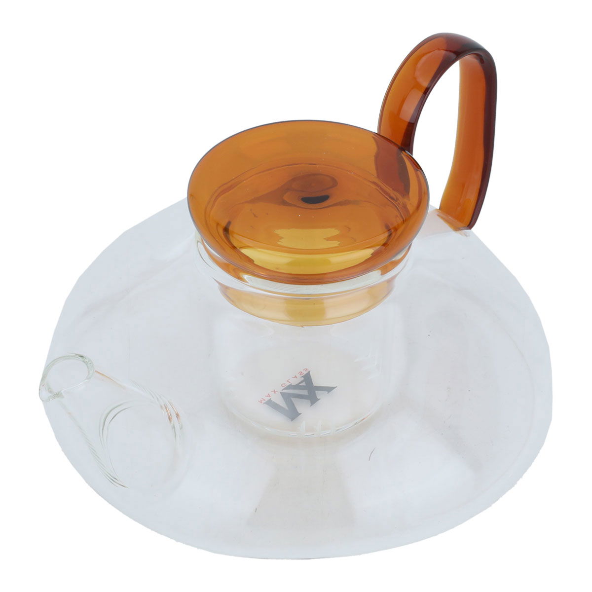 Al Saif Gallery thermal glass jug, 600 ml, with filter - Clear product image 2
