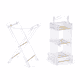 طقم طاولات اكرليك، 5 قطع - شفاف ذهبي product image 2